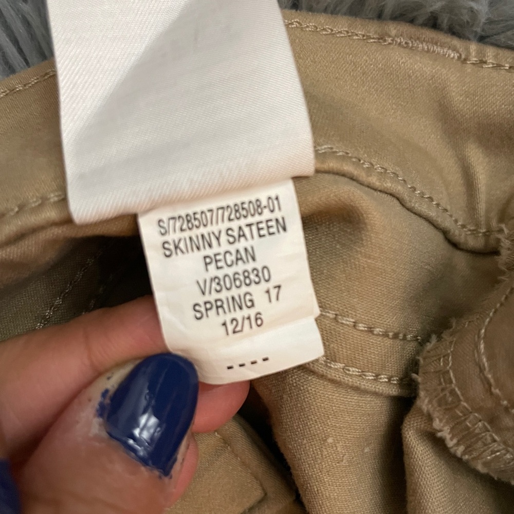 NWT Banana Republic Womens Tan Petite Skinny Khaki Dress Pants - Picture 12 of 12